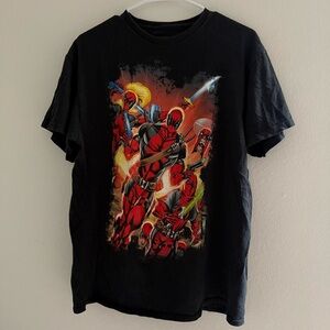 Deadpool Black Graphic T-Shirt